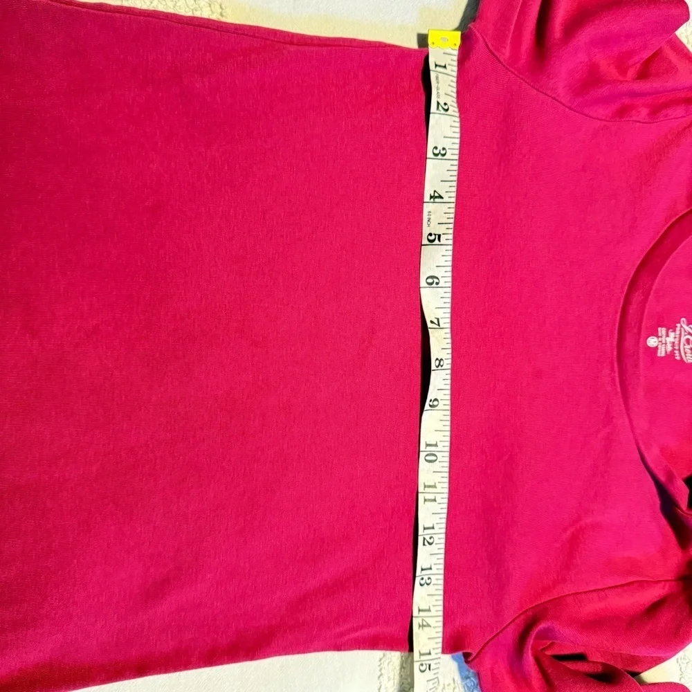 J. Crew Fuchsia Long Sleeve Tee Size M
